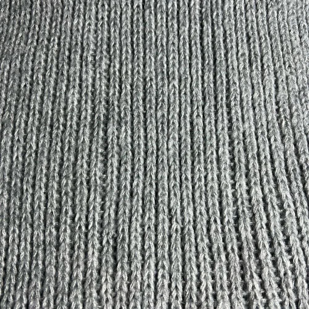 Gray Infinity Shimmery Loop Scarf Knitted - Picture 6 of 8